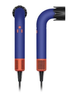 Dyson Blue and Orange Hair Styling Tool - Slim Wand Design